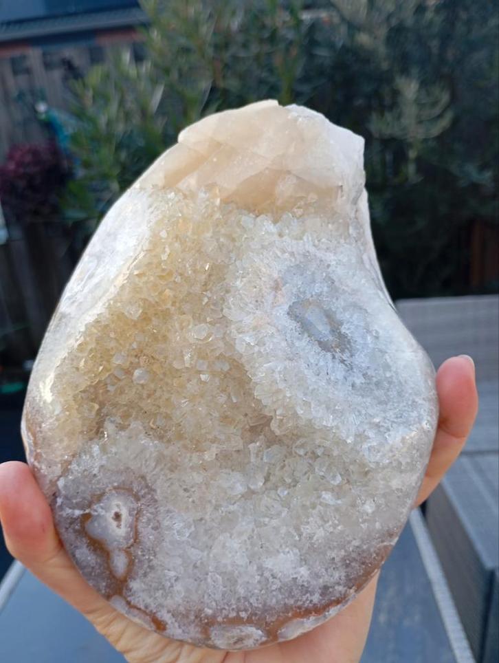 Apofyliet & Stilbiet - Prachtig Mineraal, Verzamelen, Mineralen en Fossielen, Mineraal, Ophalen of Verzenden