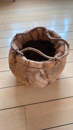 Palmblad mand, Huis en Inrichting, Woonaccessoires | Schalen en Manden, Ophalen of Verzenden, Zo goed als nieuw, Rond, Riet