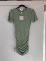 Mint groene basic plooien zomer jurk dress mt s / m, Boetiek, Ophalen of Verzenden, Zo goed als nieuw, Maat 36 (S)