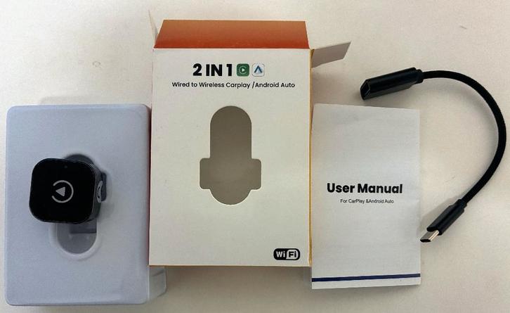 Draadloze Android en Carplay adapter, Auto diversen, Auto-accessoires, Ophalen of Verzenden