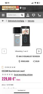CEEZAM Slimme Deurbel met Camera - Nieuw, Ophalen of Verzenden, Nieuw, Buitencamera