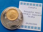 Penning Pecunia Nova Alteri Succedi Italy, Postzegels en Munten, Penningen en Medailles, Overige materialen, Buitenland, Verzenden