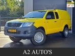 Toyota HiLux 2.5 D-4D LX DC Airco|Nap, Auto's, Toyota, Stof, Gebruikt, Bedrijf, 2 stoelen