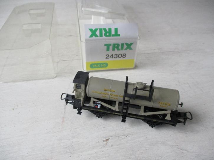 Trix Ketelwagen K.B.St.B 502137 no 24308, Hobby en Vrije tijd, Modeltreinen | H0, Zo goed als nieuw, Wagon, Gelijkstroom, Trix