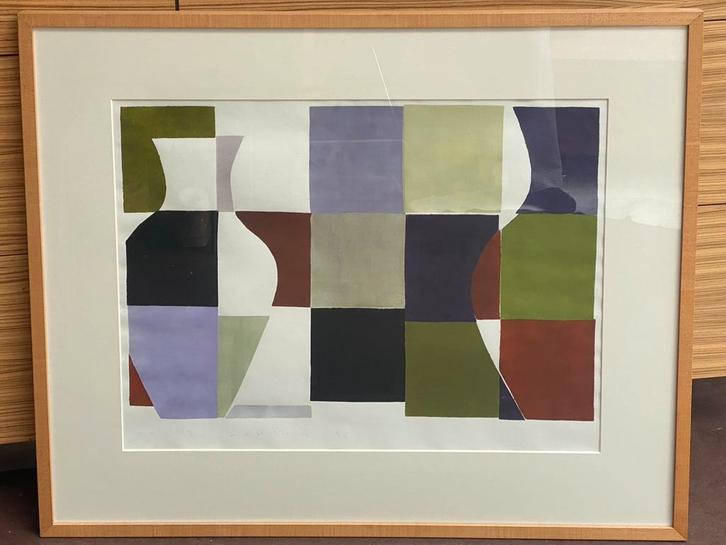 Judith Stolker stilleven/ingelijst/kleine oplage 3/7 ea, Antiek en Kunst, Kunst | Litho's en Zeefdrukken, Ophalen