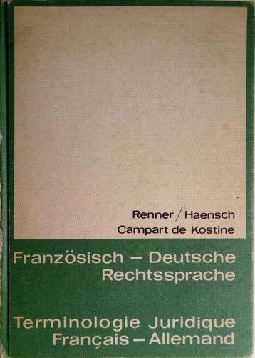 Französisch-Deutsche Rechtssprache beschikbaar voor biedingen