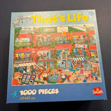 That’s life puzzel - blijf veilig 1000 stukjes Goliath beschikbaar voor biedingen