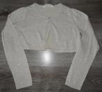 Beige gouden bolero met lange mouw H&M maat 134 140, Meisje, Trui of Vest, H&M, Ophalen of Verzenden