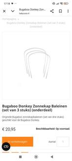 Bugaboo donkey kapklemmen + kap baleinen 2 setjes., Kinderen en Baby's, Kinderwagens en Combinaties, Ophalen of Verzenden, Zo goed als nieuw