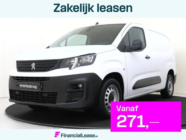 Peugeot Partner 1.5 BlueHDI Premium Long | Laadruimte Pakket, Auto's, Bestelauto's, Bedrijf, Lease, Financial lease, 4x4, ABS