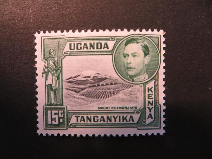 A14218: Kenya Uganda Tanganyika GVI 15 c, Postzegels en Munten, Postzegels | Afrika, Tanzania, Ophalen of Verzenden