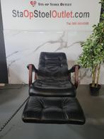 Staopstoel Doge Zwart Leder, Gebruikt, Minder dan 75 cm, Leer, Ophalen of Verzenden