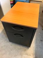 Bureau met ladeblok, Huis en Inrichting, Bureaus, Ophalen, In hoogte verstelbaar, Gebruikt, Bureau