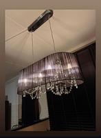 moderne kroonluchter lampenkap,, Ophalen, Zo goed als nieuw