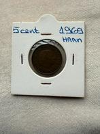 5 cent munt  1969/haan, Ophalen of Verzenden, Koningin Juliana