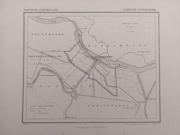 148 / Litho uit 1867 door J. Kuyper van Puttershoek ZH beschikbaar voor biedingen