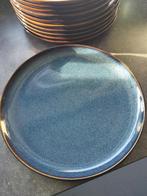 11 blauwe Ikea borden - 24,5 cm, Huis en Inrichting, Keuken | Servies, Ophalen
