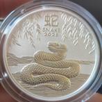 2 oz zilver munt Australia Lunar Serie III, Ophalen of Verzenden, Zilver