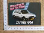 Zastava modellen, folder 1985, Ophalen of Verzenden, Gelezen, Overige merken