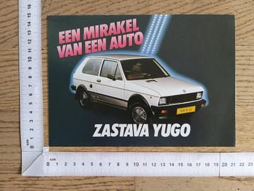 Zastava modellen, folder 1985 beschikbaar voor biedingen