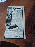 Advertentie van Kwatta chocolade  prijsvraag 2de week 1935, Ophalen of Verzenden, Gebruikt, Overige typen