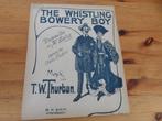 T. W. Thurban - the whistling bowery boy, Zang, Gebruikt, Ophalen of Verzenden, Artiest of Componist