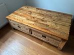 Houten Woonkamer Tafel met Laden, Huis en Inrichting, Ophalen, Gebruikt, 50 tot 100 cm, 100 tot 150 cm