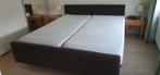 M line boxspring 1.80 x 2.10.cm, Ophalen, Gebruikt, Bruin, 210 cm
