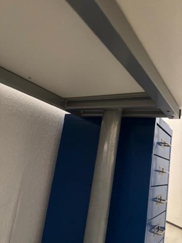 Bureau, hoekopstelling Galant Ikea, wit - afbeelding 4