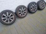 Set Toyota velgen met winterbanden 205/55-16 et45 steek 100, Ophalen, Gebruikt, 16 inch, Banden en Velgen