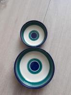 Twee decoratieve schalen, Gebruikt, Porselein of Keramiek, Schaal, Rond
