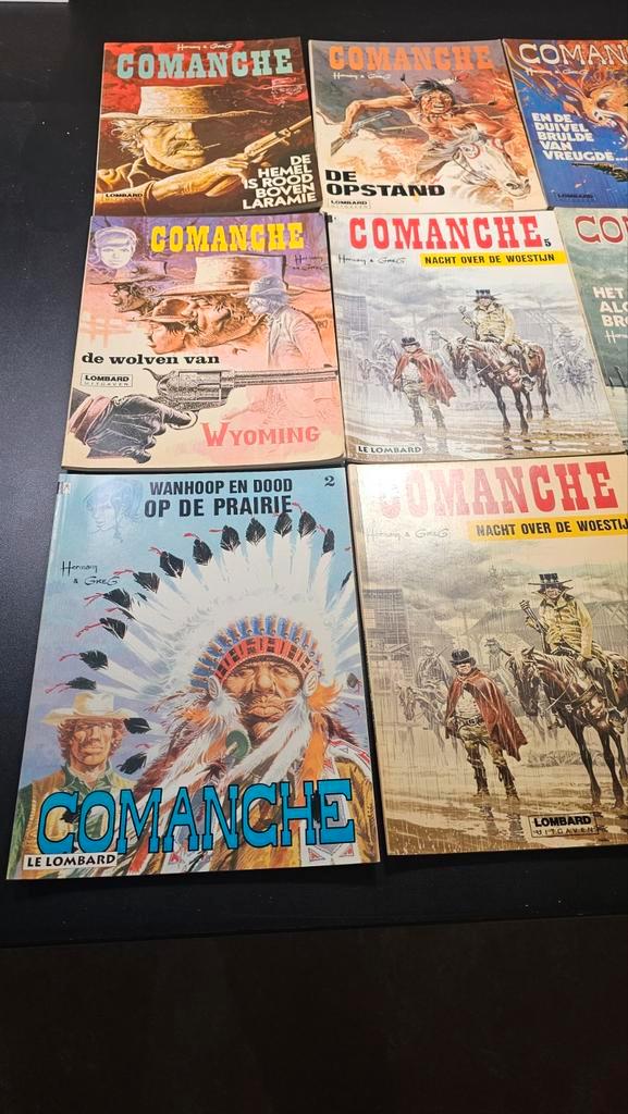 Comanche stripreeks - Hermann & Greg (Lombard), Boeken, Stripboeken, Gelezen, Meerdere stripboeken, Ophalen of Verzenden