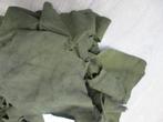 leder 250 gram flessengroen suede leer, Ophalen of Verzenden, Nieuw, Groen, Overige typen