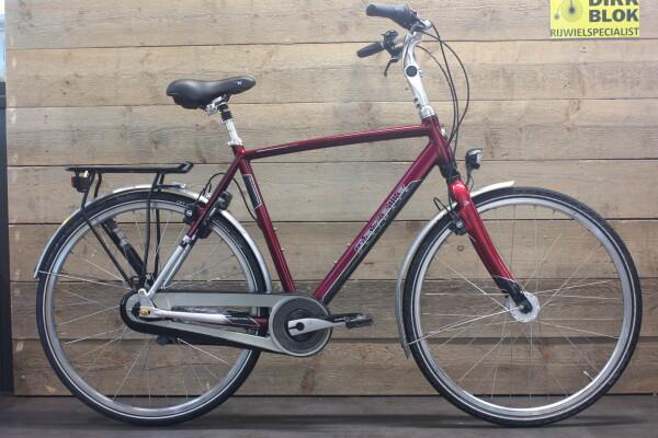 Gazelle Ultimate C1 herenfiets 8v bordeaux + 3 mnd garantie, Fietsen en Brommers, Fietsen | Heren | Herenfietsen, Gebruikt