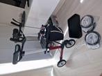 Navigator rollator met onderarmschalen en 4 nieuwe wielen, Diversen, Ophalen of Verzenden, Zo goed als nieuw