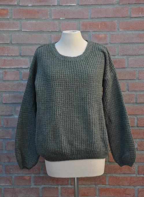 lola liza trui m, 38, sweater m, 38, groene trui m, Kleding | Dames, Truien en Vesten, Zo goed als nieuw, Maat 38/40 (M), Groen