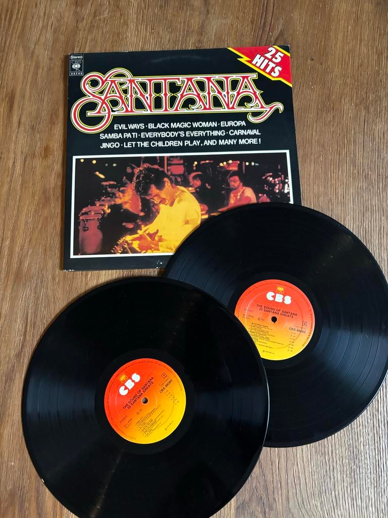 Santana - 25 Hits LP Vinyl, Ophalen of Verzenden, Gebruikt, 12 inch