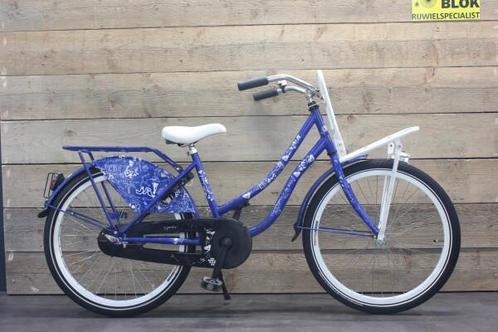 24 inch Sparta Young Granny meisjesfiets blauw, Fietsen en Brommers, Fietsen | Meisjes, Gebruikt