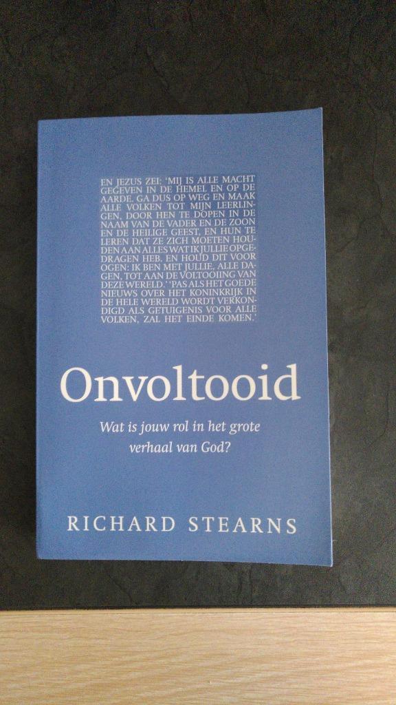 Onvoltooid Richard Stearns, Boeken, Godsdienst en Theologie, Zo goed als nieuw, Christendom | Protestants, Ophalen of Verzenden
