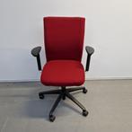 Klöber bureaustoel burostoel rode stof schade stof, Gebruikt, Bureaustoel, Ophalen, Rood