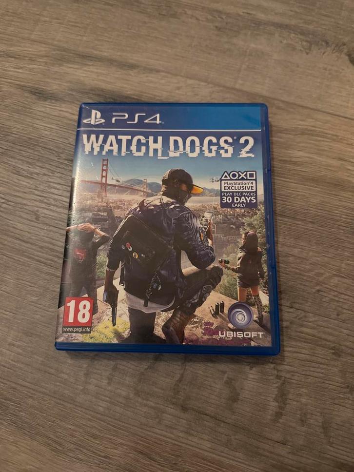Watch Dogs 2, PS4, Spelcomputers en Games, Games | Sony PlayStation 4, Zo goed als nieuw, Overige genres, 1 speler, Vanaf 18 jaar