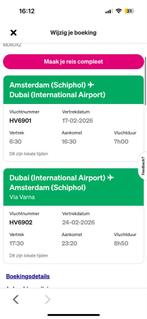 Vliegticket Amsterdam - Dubai, Eén persoon, Vliegtuig, Met bestemming of datum