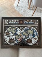 Vintage Wereldkaart Spiegel, Ophalen, Aardrijkskunde
