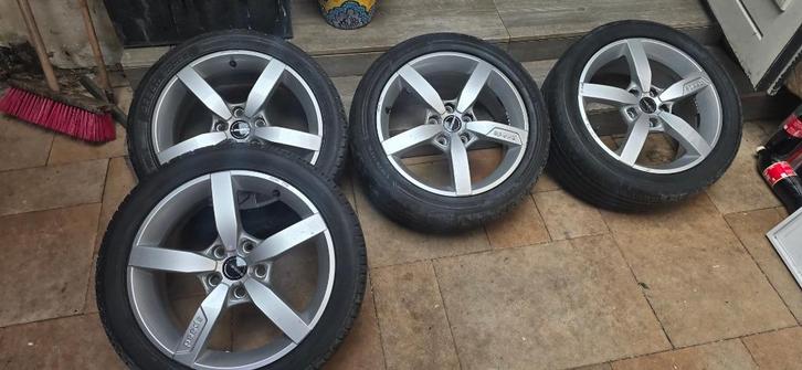 borbet velgen, Auto-onderdelen, Banden en Velgen, Velg(en), Zomerbanden, 17 inch, 225 mm, Personenwagen, Gebruikt, Ophalen