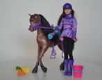 Barbie pop Skipper, paard en accessoires (Mattel, 2012/2013), Ophalen of Verzenden, Zo goed als nieuw, Barbie
