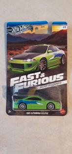 Hot Wheels  Mitsubishi Eclipse Custom Fast&Furious, Ophalen of Verzenden, Zo goed als nieuw, Auto