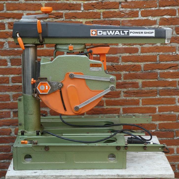 DeWALT Power Shop DW 125 radiale zaagmachine, Doe-het-zelf en Verbouw, Gereedschap | Zaagmachines, Gebruikt, Overige typen, 1200 watt of meer