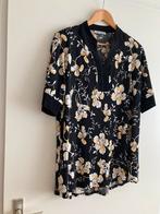 Stijlvolle nieuwe bloemen blouse van MAGNA. Maat 44–46., Nieuw, Magna, Blouse of Tuniek, Zwart