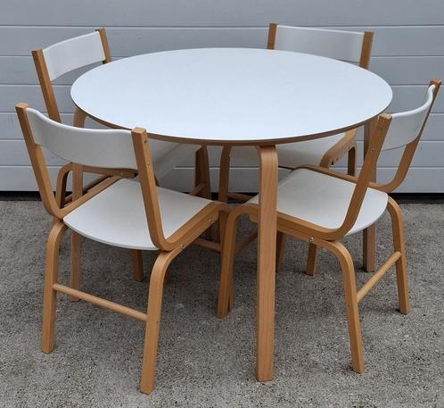 Ikea Skoghall ronde tafel deense stoelen Artek Alvar Aalto, Huis en Inrichting, Complete eetkamers, Zo goed als nieuw, Ophalen of Verzenden