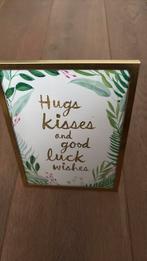 Goudkleurig fotolijstje 15,5b x 20,5h met glasplaatje, Ophalen of Verzenden, Zo goed als nieuw